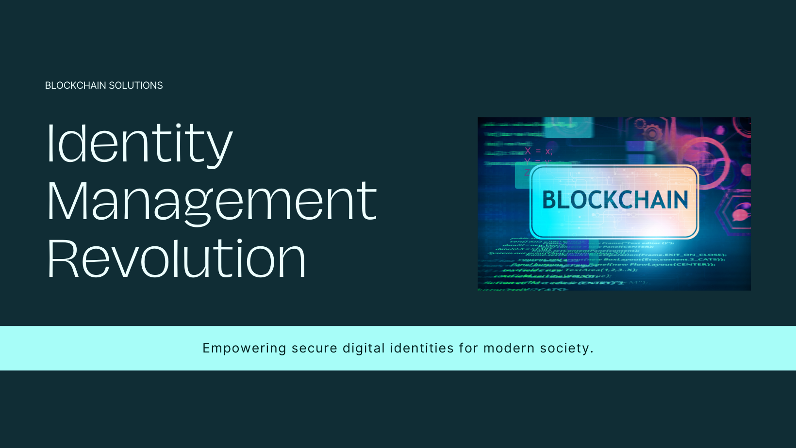 The Role of Blockchain in Digital Identity Management