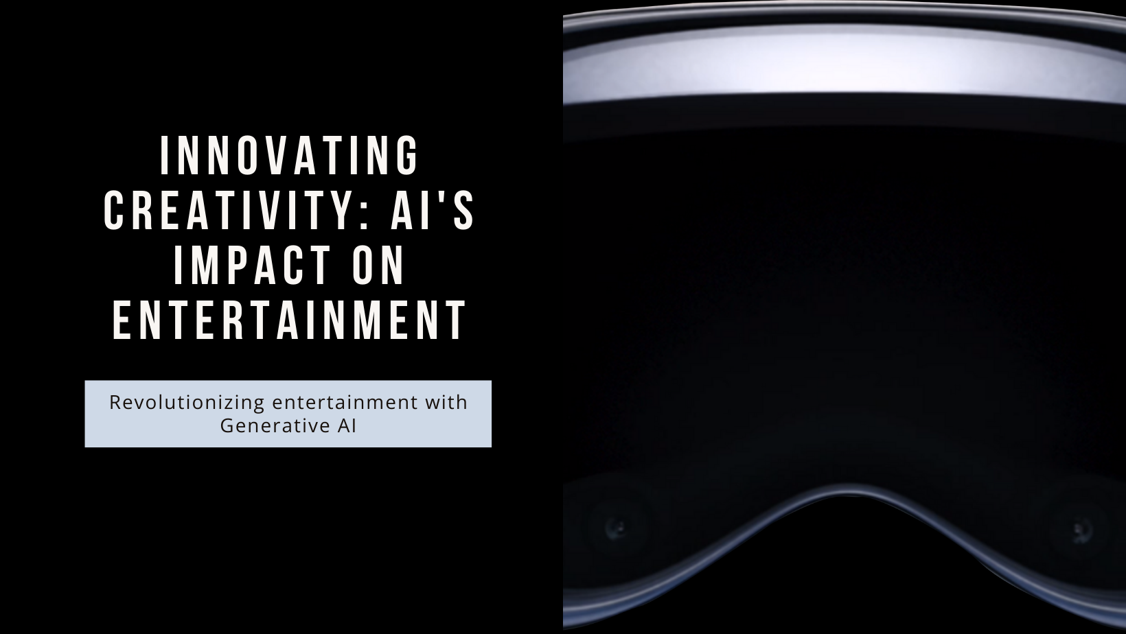 The Future of Generative AI in Entertainment