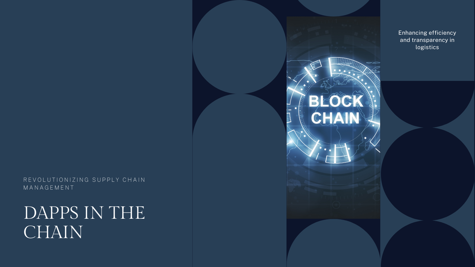The Impact of Dapps on Supply Chain Management