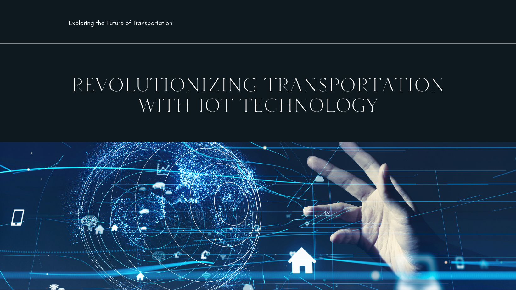 The Impact of IoT on Transportation